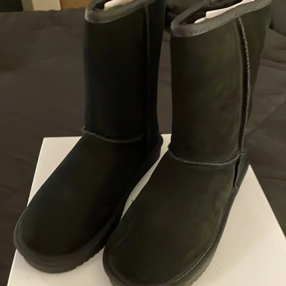 🔥Sale🔥pretty and comfy black suede boots..NWOT..NIB..never worn.. - Picture 1 of 5